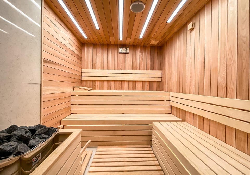 Property building, Sauna, Sauna, Spa and wellness centre/facilities
