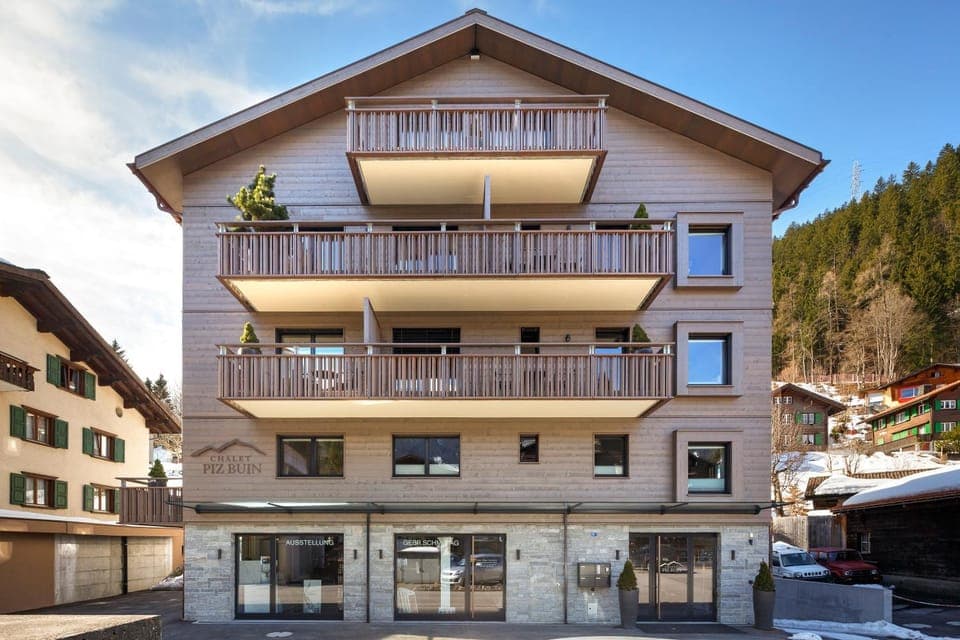 Facade/entrance, Day, Bird's eye view, Winter, On site