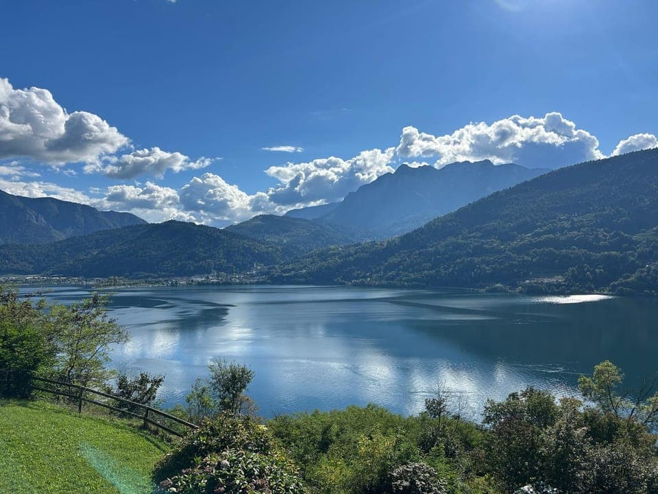 Natural landscape, Lake view, Mountain view