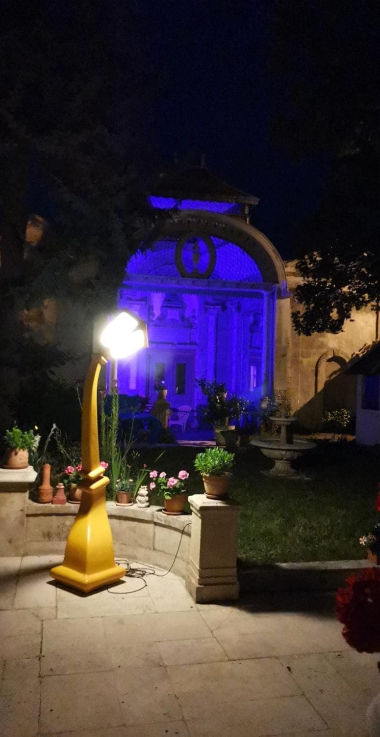 Night, Garden view, Internal: Not applicable to any particular room