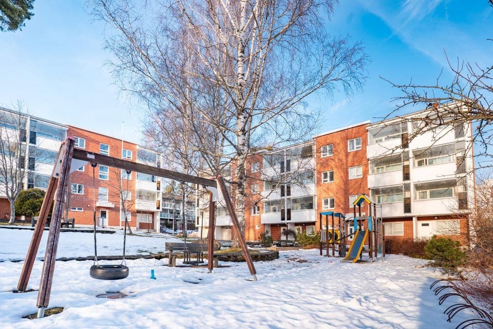 Winter, Children play ground, Garden, Balcony/Terrace, Seating area, Family, Inner courtyard view