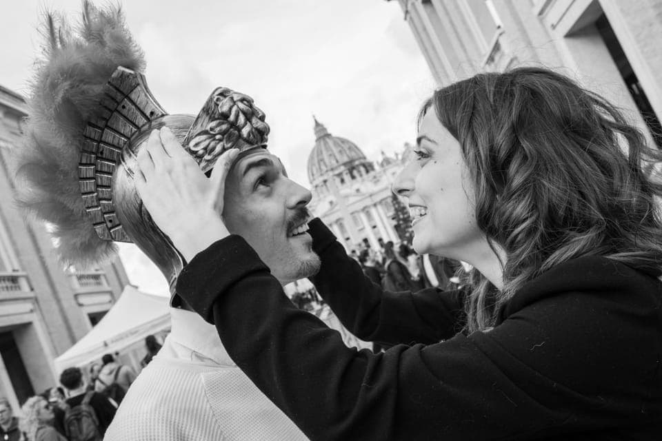 Nearby landmark, People