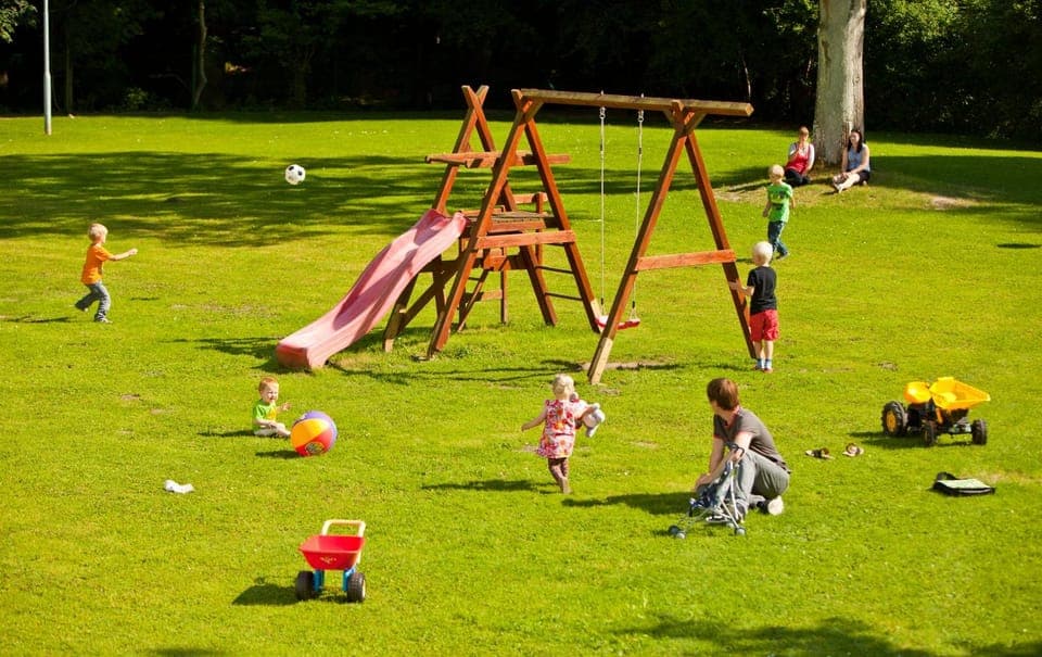 Day, Children play ground, group of guests