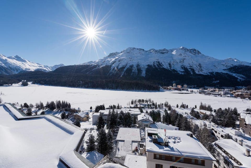 Natural landscape, Winter, Mountain view