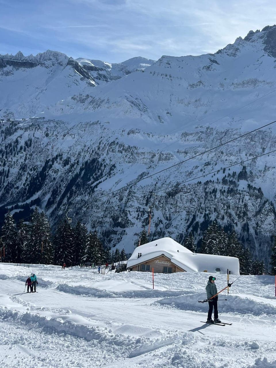 Property building, Winter, Skiing, Skiing, View (from property/room), Mountain view
