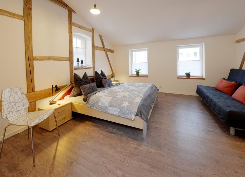 Photo of the whole room, Decorative detail, Decorative detail, Bedroom