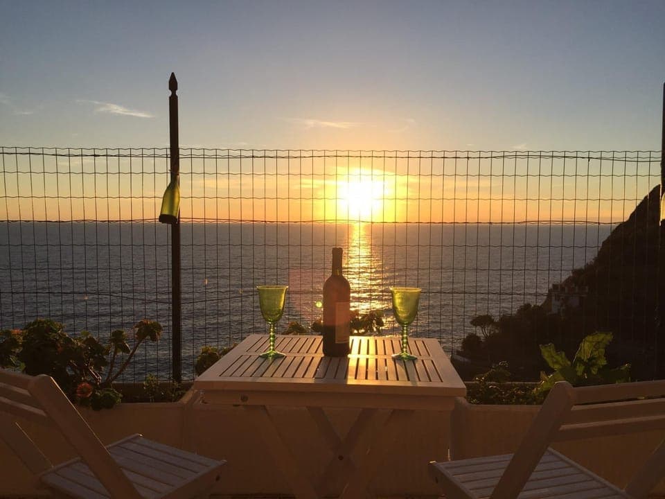 View (from property/room), Balcony/Terrace, Sea view