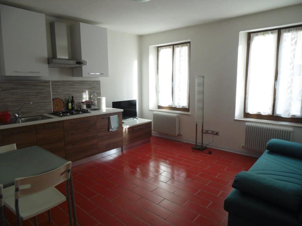 Kitchen or kitchenette, Living room, Dining area