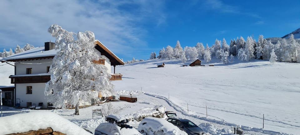 Property building, Natural landscape, Winter