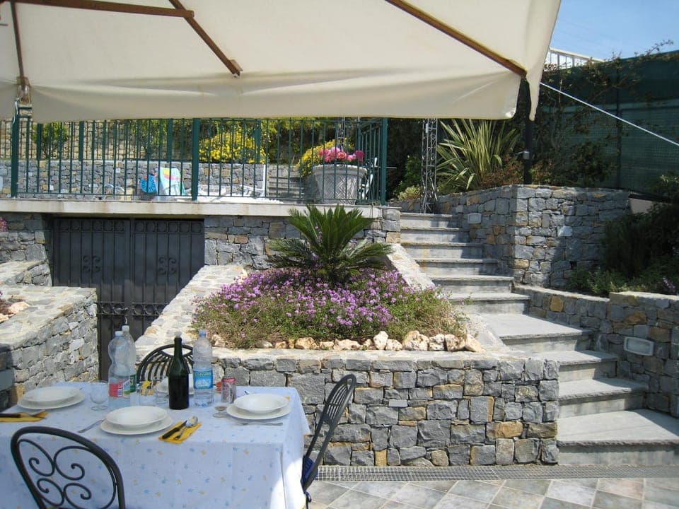 Property building, Patio, Garden, Balcony/Terrace, Swimming pool