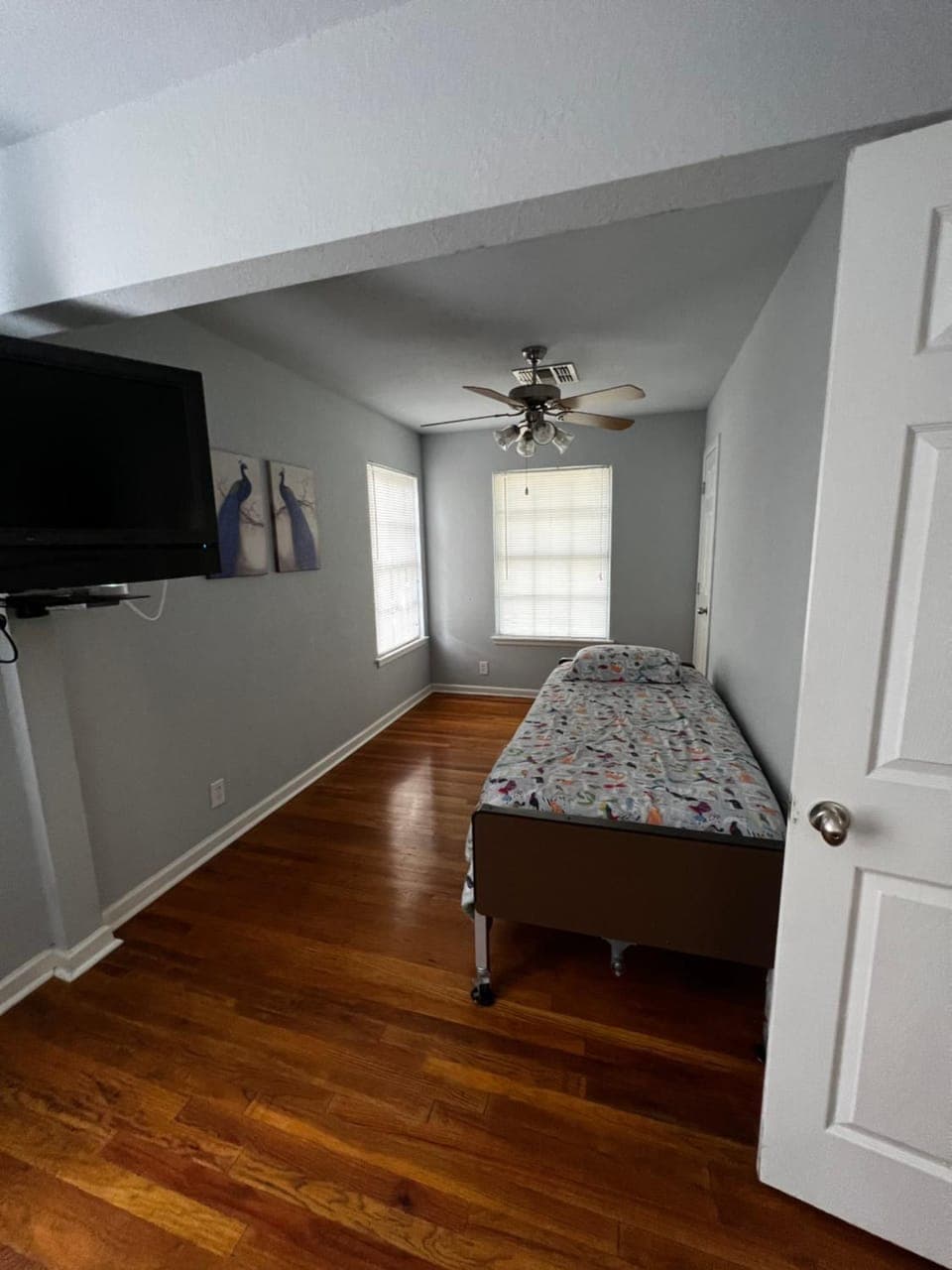 Bed, TV and multimedia, Bedroom