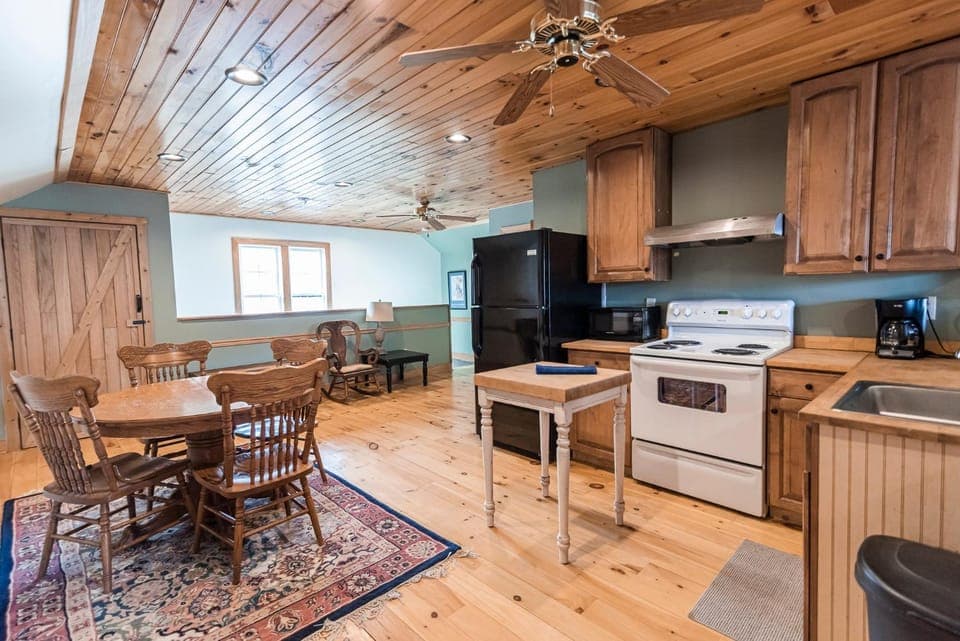 Kitchen or kitchenette, Dining area