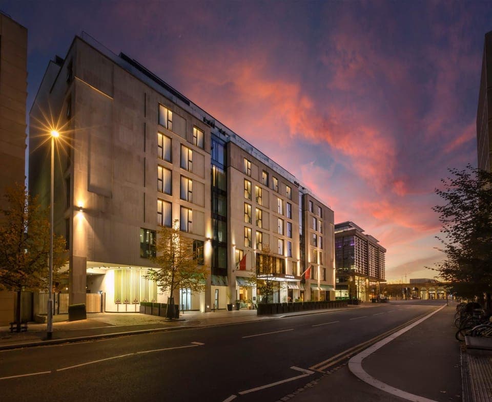 Property building, Night, Street view