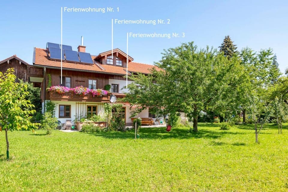 Property building, Garden view