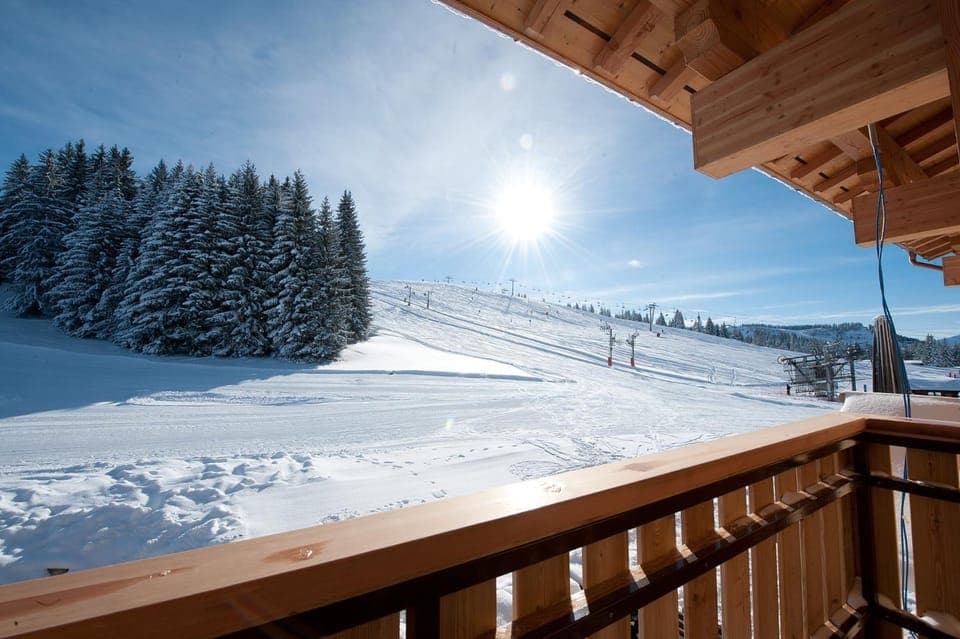 Natural landscape, Winter, View (from property/room), Balcony/Terrace, Mountain view
