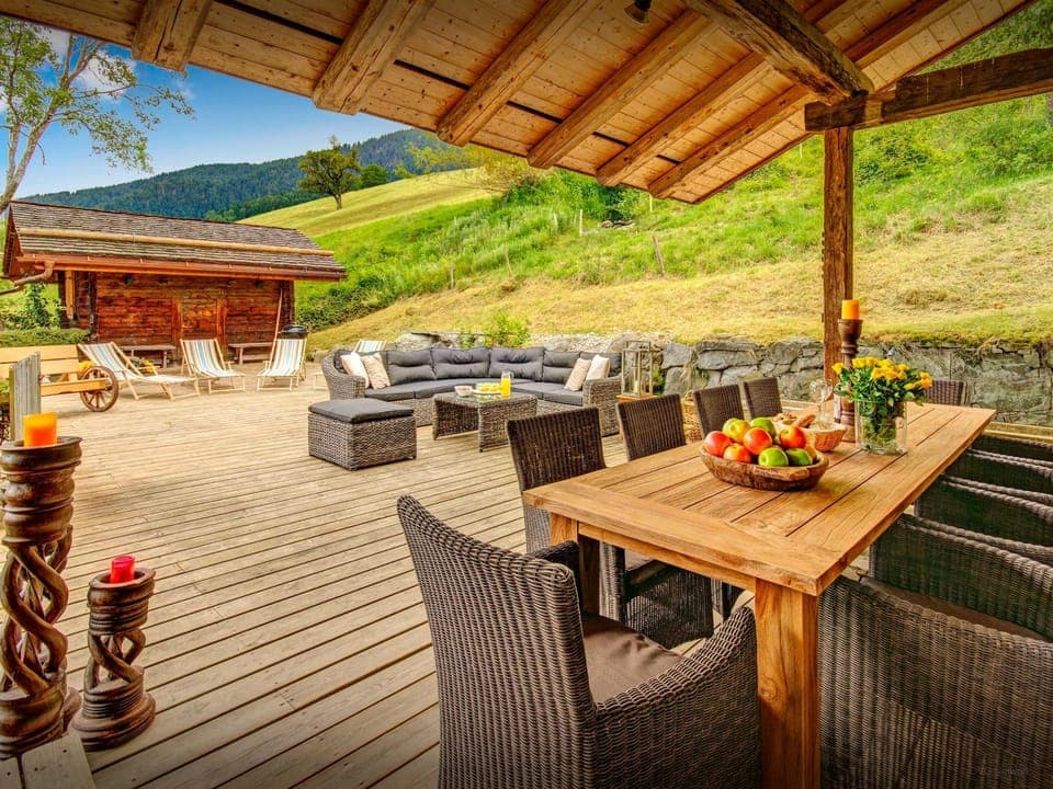 Summer, Garden view, Family