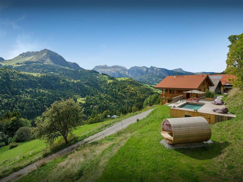 Day, Natural landscape, Summer, Garden view, Mountain view