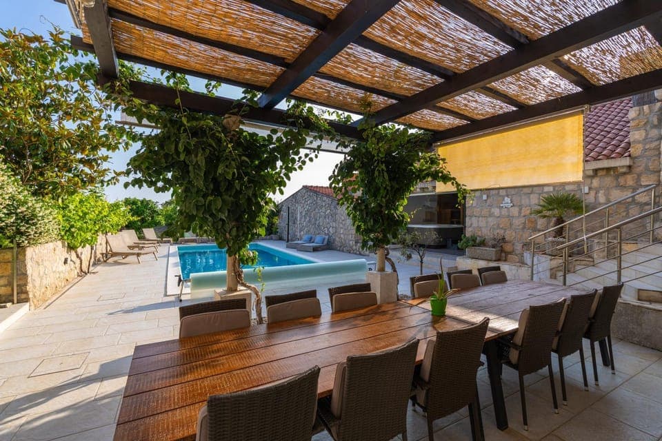 Patio, Seating area, Swimming pool