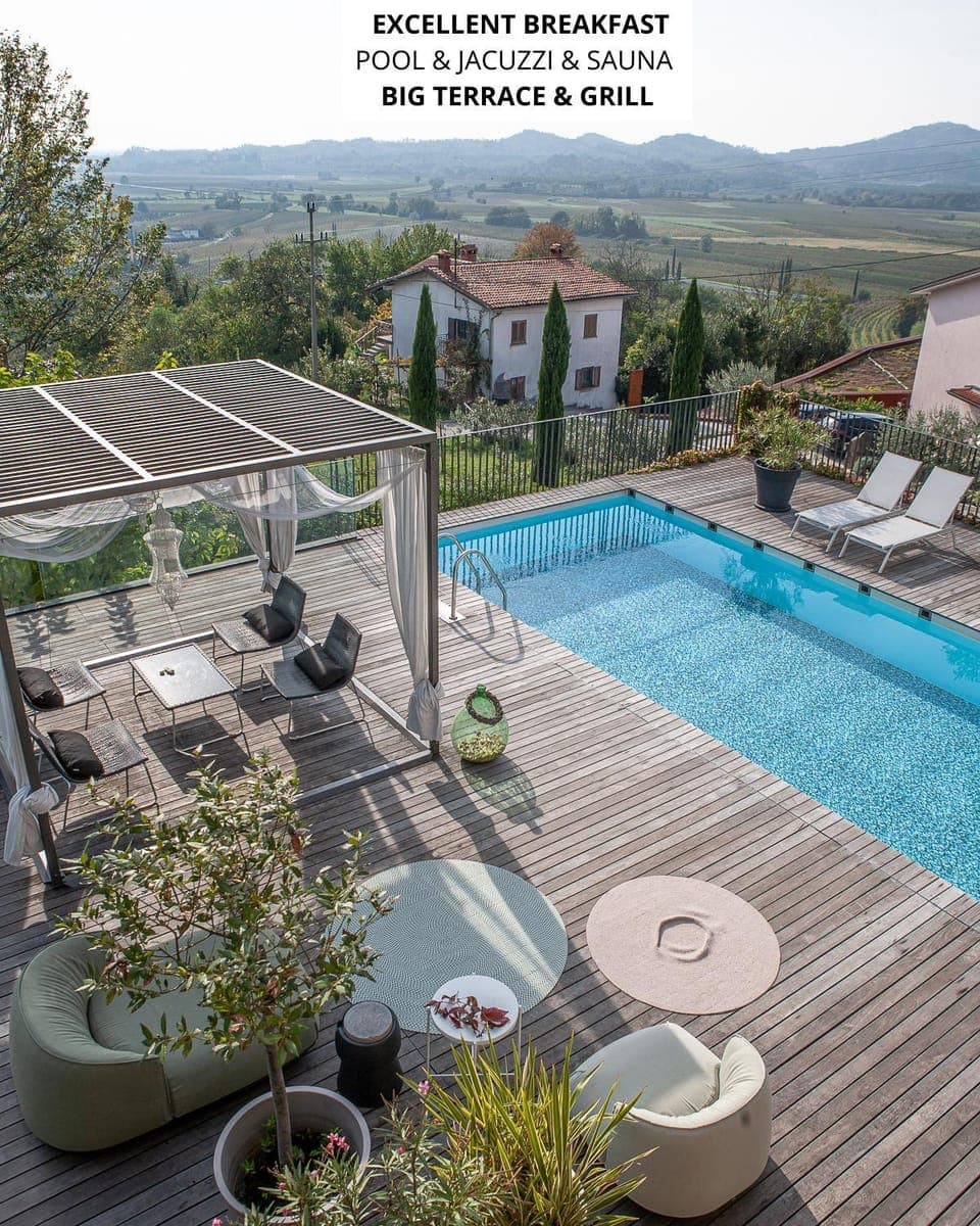 Property building, Patio, Day, Natural landscape, Mountain view, Pool view, Swimming pool, sunbed