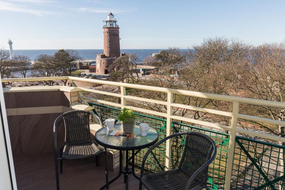 Natural landscape, View (from property/room), Balcony/Terrace, Sea view