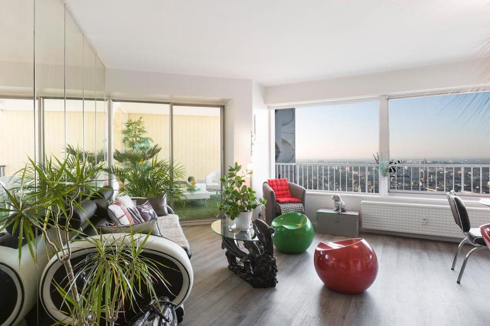 Living room, City view