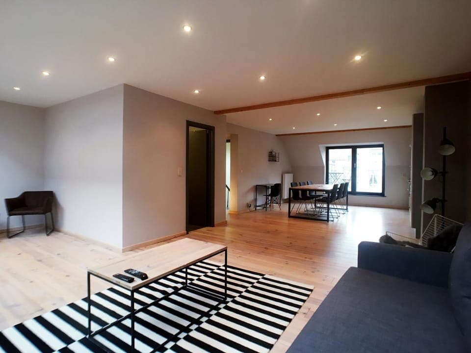 Day, Winter, Living room, Dining area