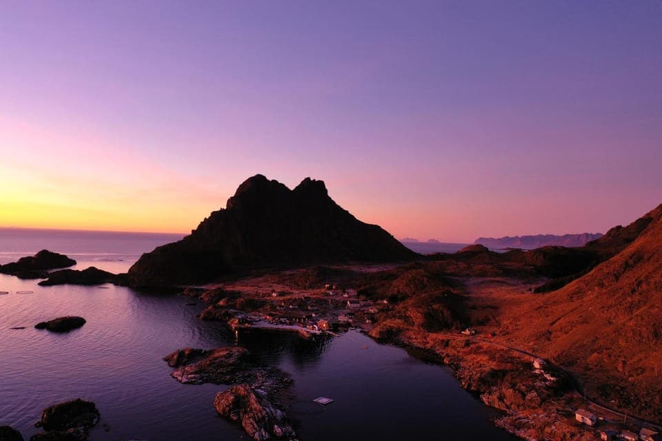 Day, Natural landscape, Mountain view, Sea view, Sunrise