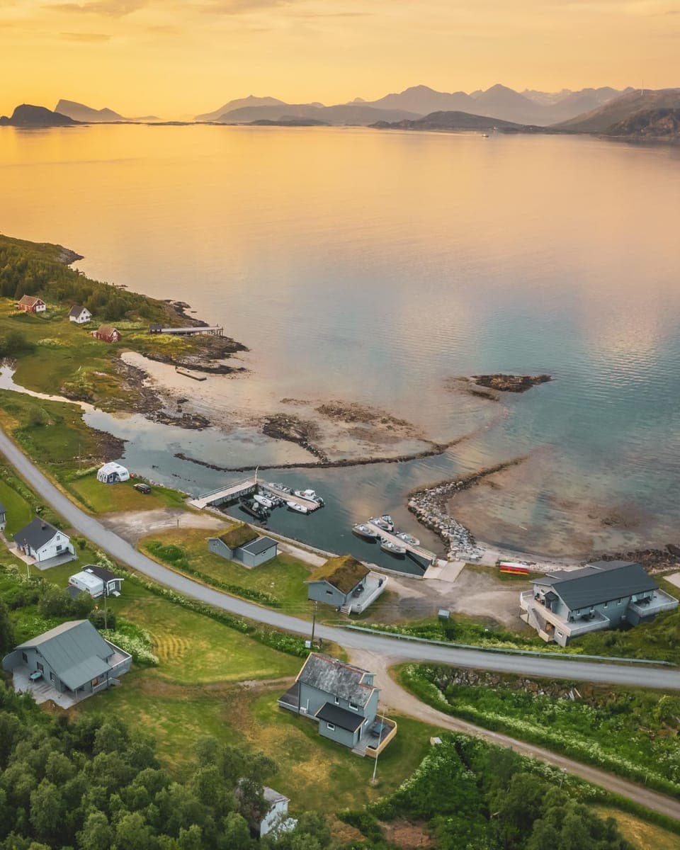 Natural landscape, Bird's eye view, Sea view