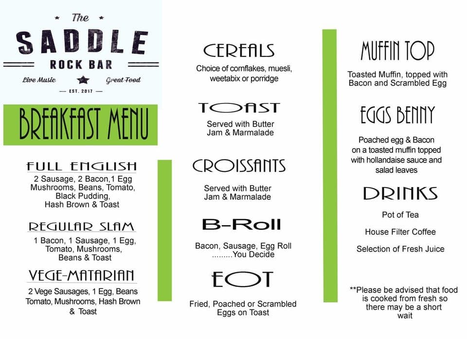 English/Irish breakfast