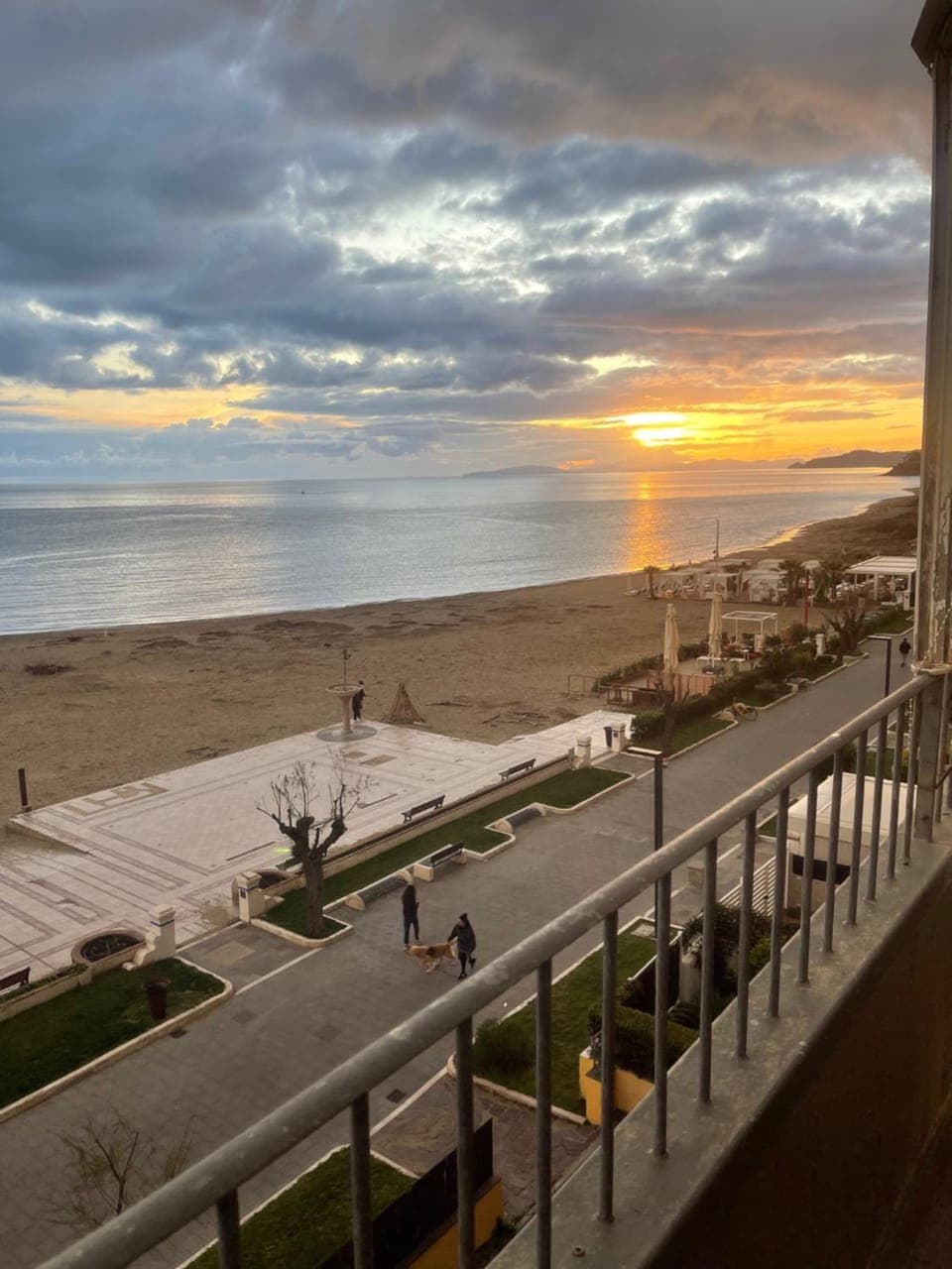 Natural landscape, Beach, Sea view, Sunset
