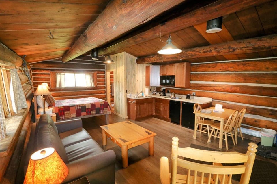 Bed, Kitchen or kitchenette, Seating area, Dining area