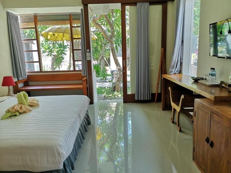 Bedroom, Garden view