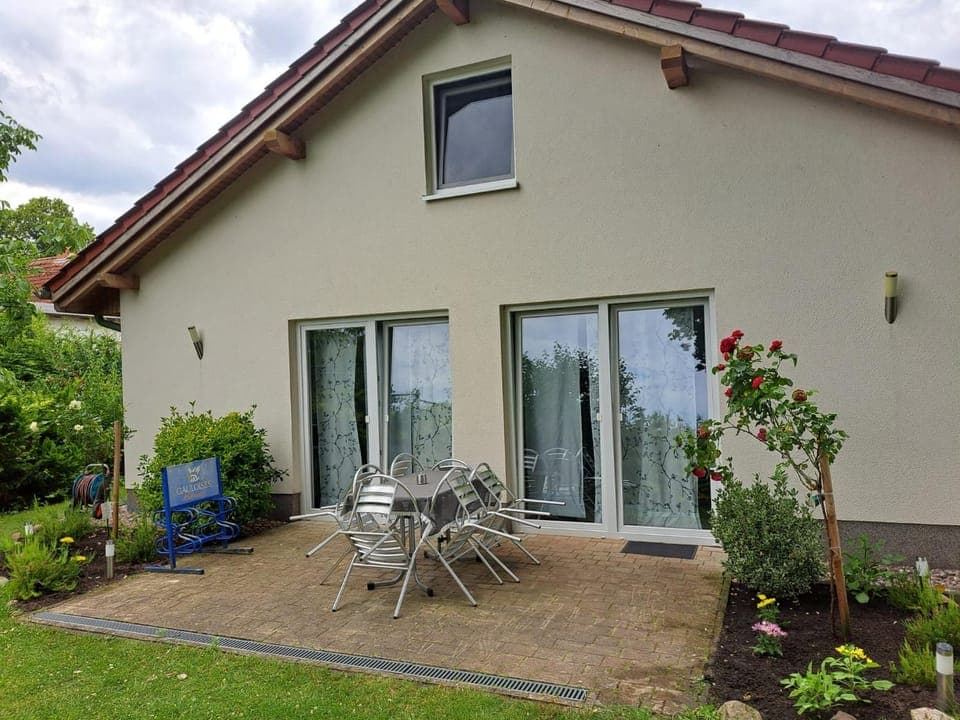 Property building, Garden view