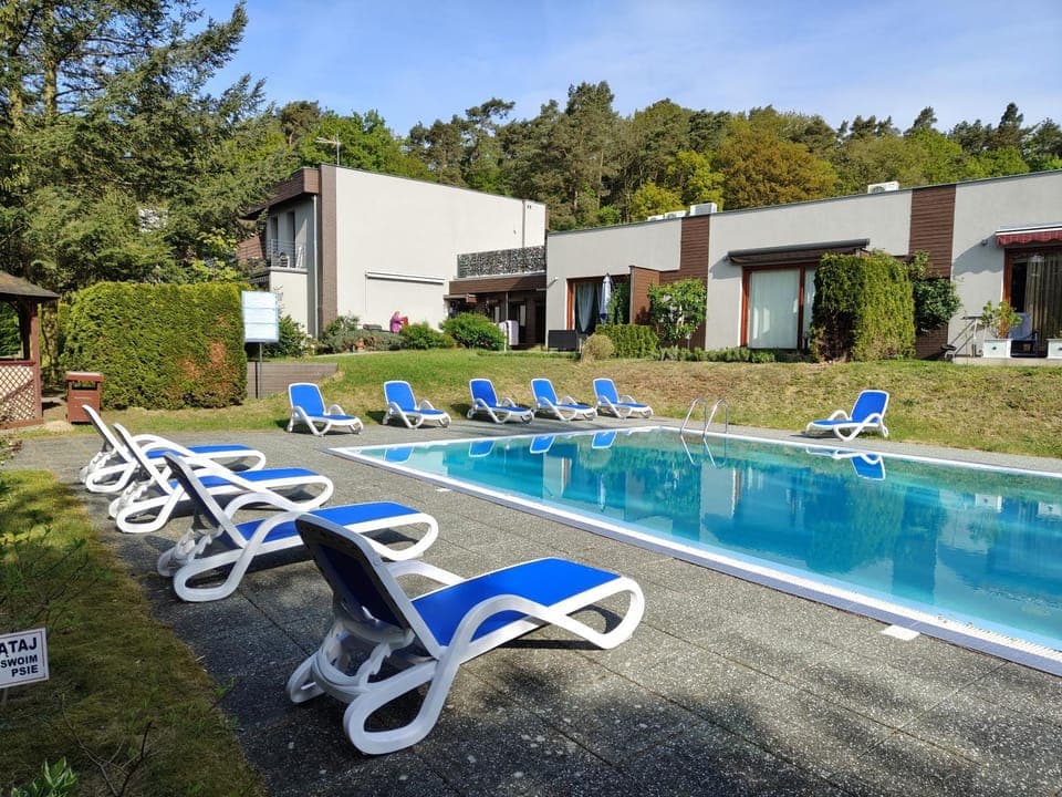 Property building, Pool view, sunbed