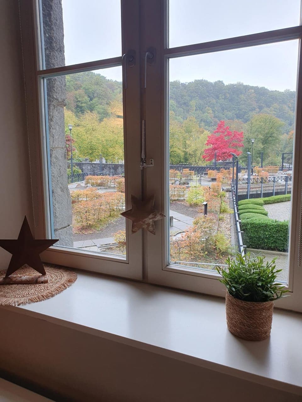 Day, Natural landscape, View (from property/room), Autumn, Garden view, River view, River view