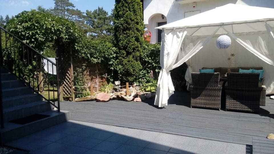 Property building, Garden, Seating area