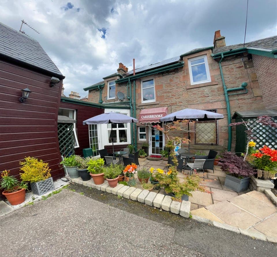 Property building, Patio, Garden view