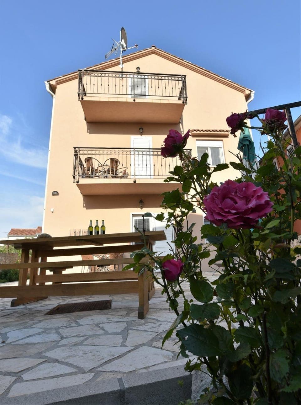 Property building, Patio, Living room