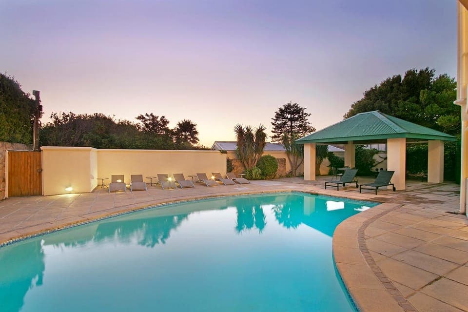 Swimming pool, Swimming pool, Sunset