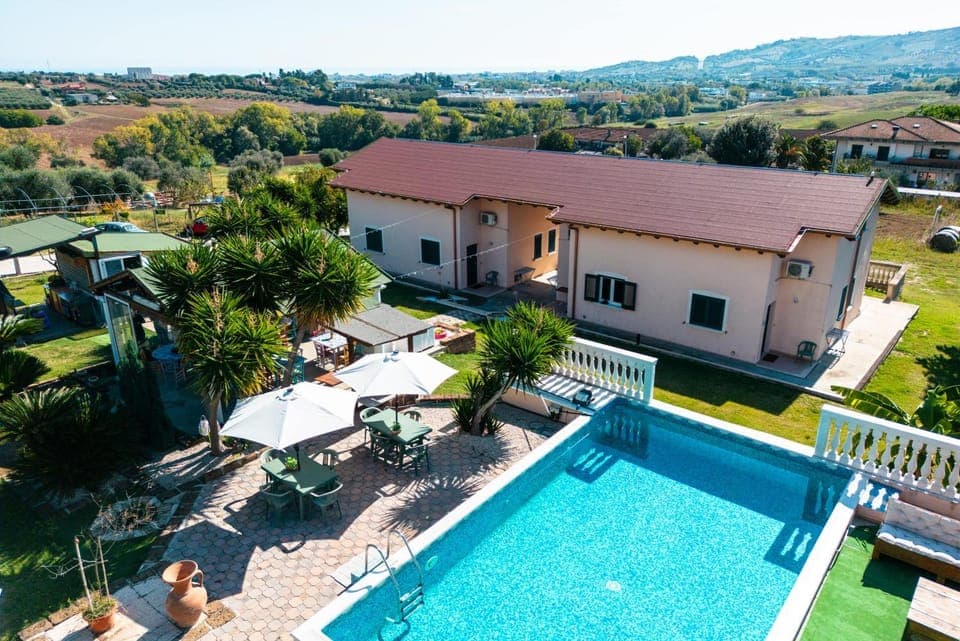 Property building, Pool view, Swimming pool