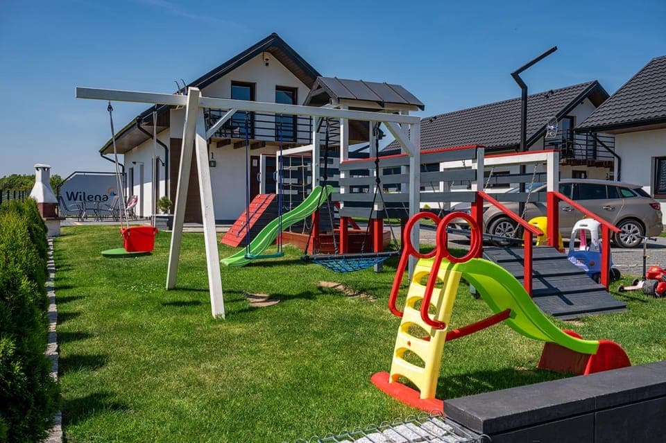 Property building, Day, Property logo or sign, Natural landscape, BBQ facilities, Children play ground, Logo/Certificate/Sign, Area and facilities, children, Parking