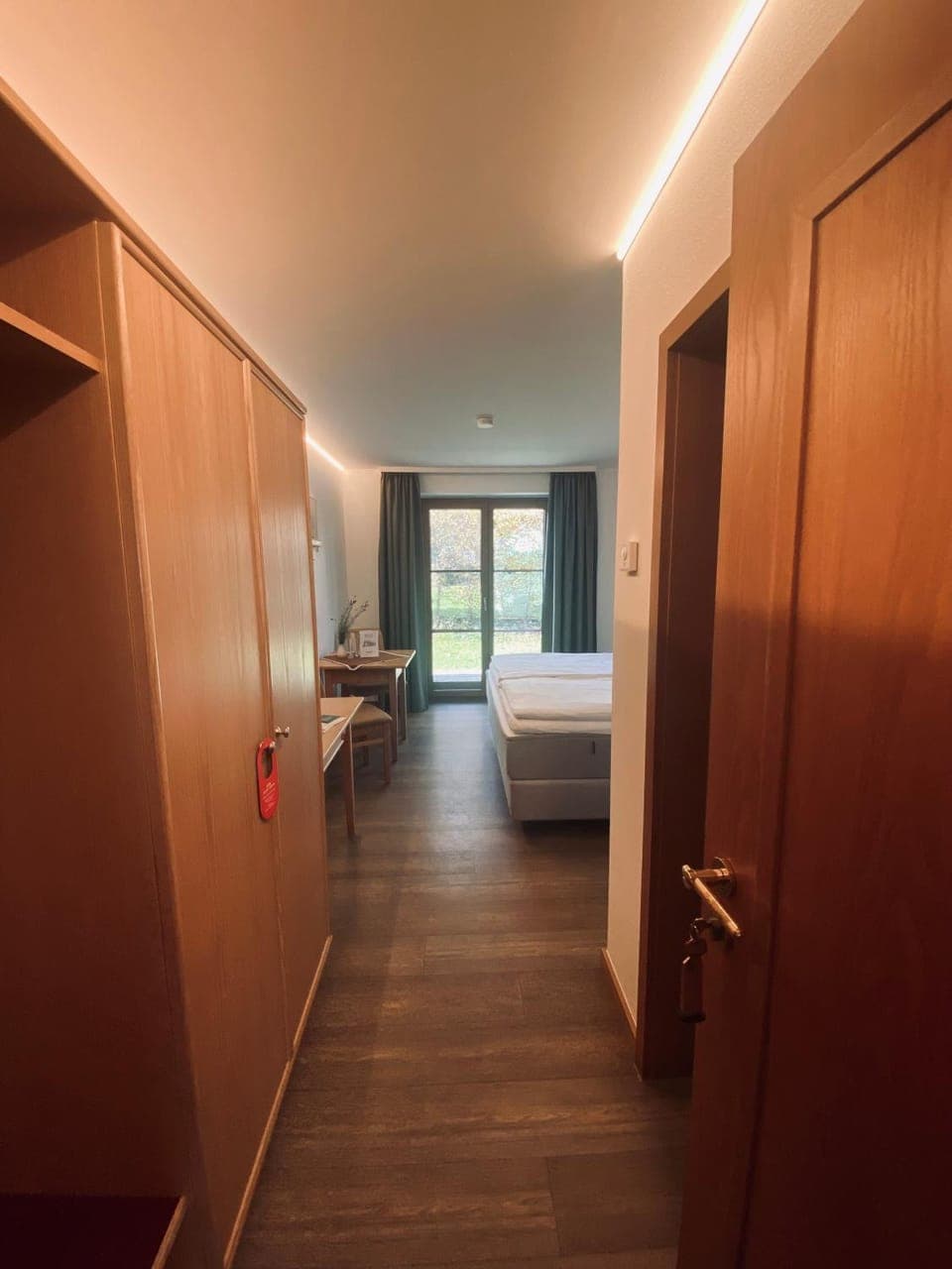 Photo of the whole room, wardrobe