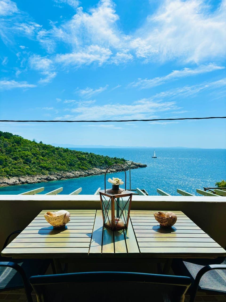 Day, Natural landscape, View (from property/room), Balcony/Terrace, Mountain view, Sea view