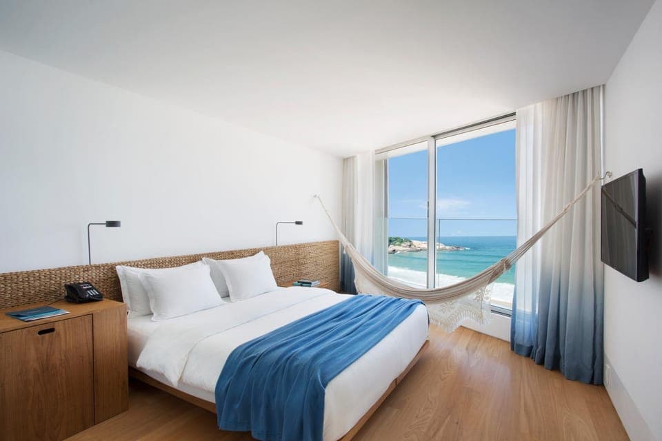 Bed, Photo of the whole room, Bedroom, Sea view