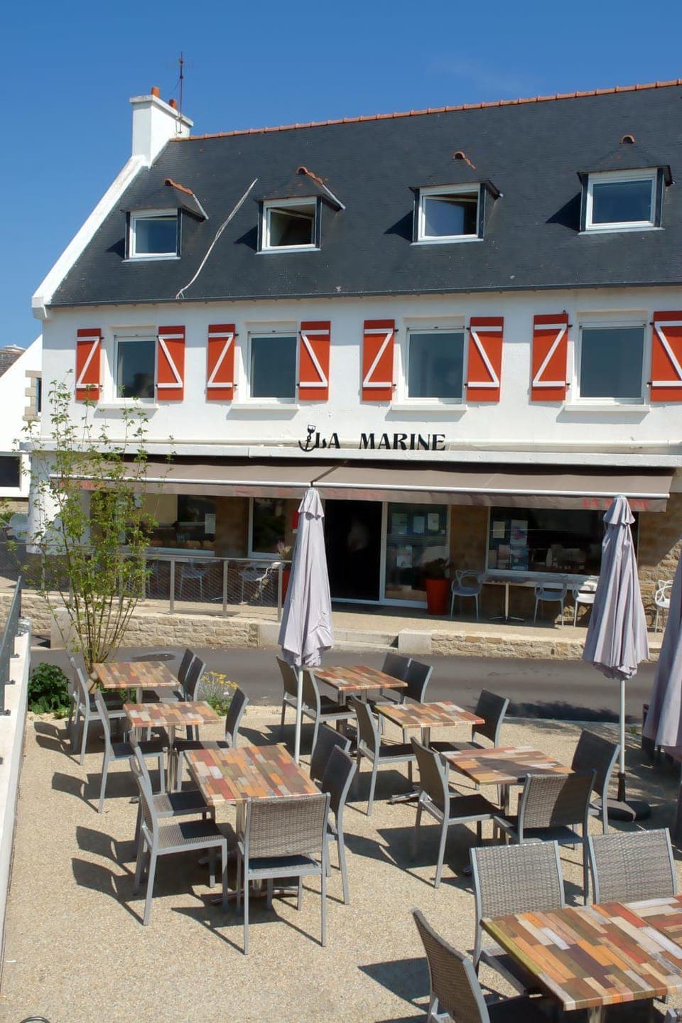 Patio, Property logo or sign