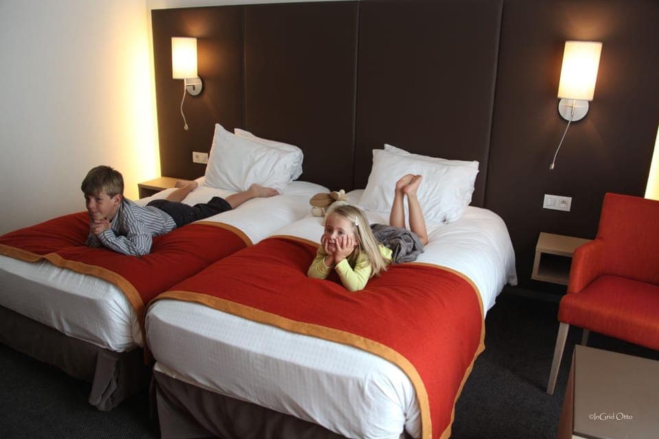 Bed, People, Bedroom, young children