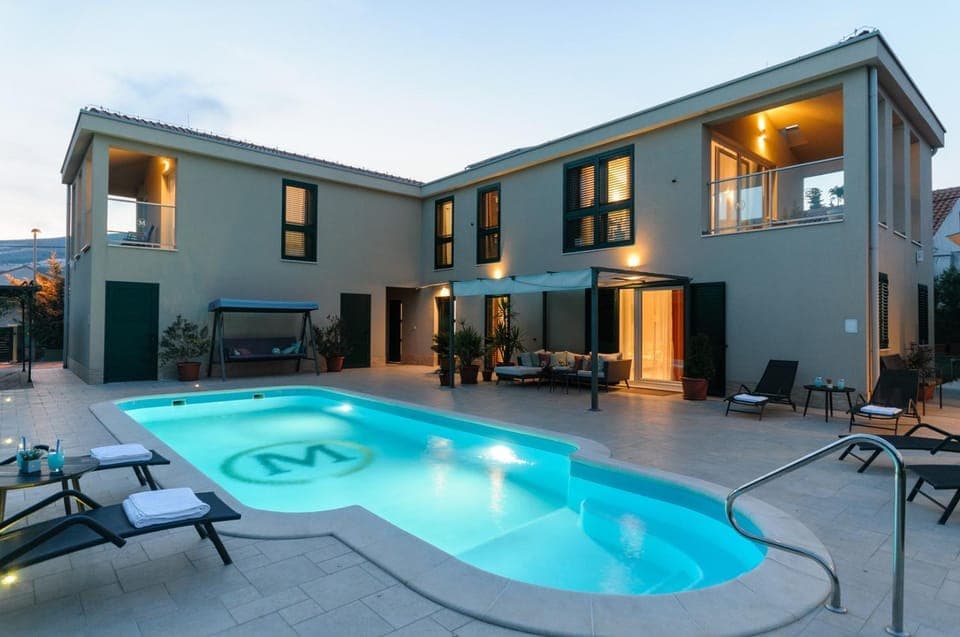 Property building, BBQ facilities, Garden, Seating area, Swimming pool