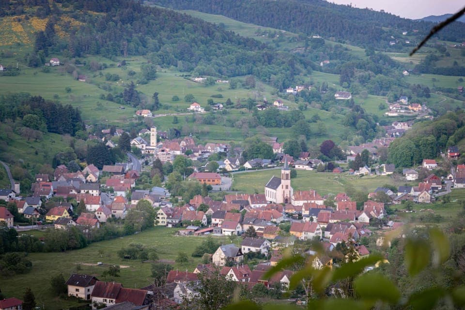 Bird's eye view, City view, City view