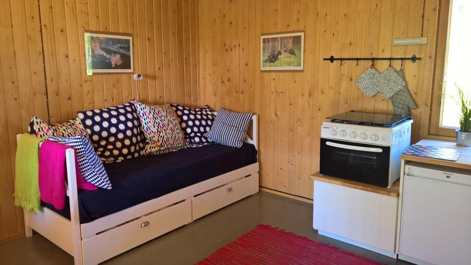 Living room, Seating area, Bedroom