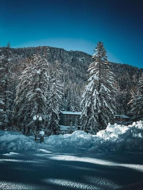 Day, Natural landscape, Winter, Mountain view
